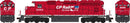 PREORDER Bowser HO 24899 GMD SD40, Standard DC, Executive Line, Canadian Pacific 5404 (ex-QNSL, red, Dual Flag Logo)