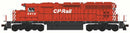 PREORDER Bowser HO 24904 GMD SD40, Standard DC, Executive Line, Canadian Pacific 5412 (ex-QNSL, Action Red, No Multimark Logo)
