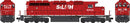 PREORDER Bowser HO 24913 GMD SD40, Standard DC, Executive Line, St. Lawrence & Hudson StL&H 5524 (red, white, Large StL&H)