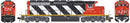 PREORDER Bowser HO 24965 GMD SD40 with Dynamic Brakes, LokSound & DCC, Executive Line, Canadian National 5006 (black, red, white Seargent Stripes)