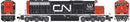 PREORDER Bowser HO 24967 GMD SD40 No Dynamic Brakes, Standard DC, Executive Line, Canadian National 5090 (black, red, white, Large Noodle Logo, No Ditch Light