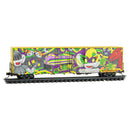 Micro-Trains N 10200310 Modified 60' Excess-Height Double-Plug-Door Boxcar, Micro-Mouse Mardi Gras