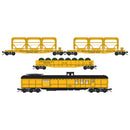Micro-Trains N 983 02 277 Baggage-RPO, 3 Flatcars, Catenary MOW Car Set, Pennsylvania
