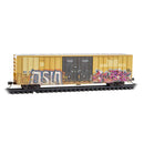 Micro-Trains N 12344150 Weathered 60' High-Cude Boxcar, Kansas City Southern ex-TTX