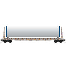 Micro-Trains N 05444474 61' Bulkhead Flatcar, PEYX Wind Turbine Consist