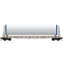 PREORDER Micro-Trains N 05444474 61' Bulkhead Flatcar, PEYX Wind Turbine Consist
