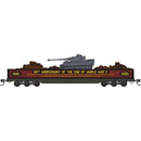 Micro-Trains N 13700074 68' Flatcar, Department of Defense End of the World War II Honorary Car