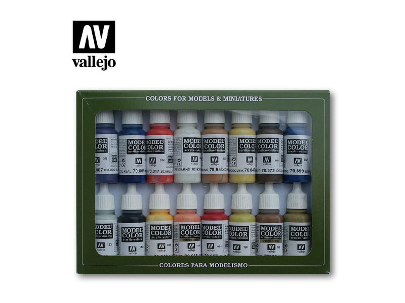 Vallejo Acrylic Paints 70147 American Colonial Paint Set (16-Pack)