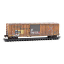 Micro-Trains N 02544438 50' Standard Boxcar, Railbox Repatched