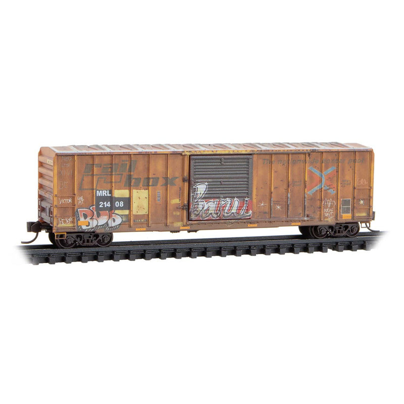 Micro-Trains N 02544438 50' Standard Boxcar, Railbox Repatched