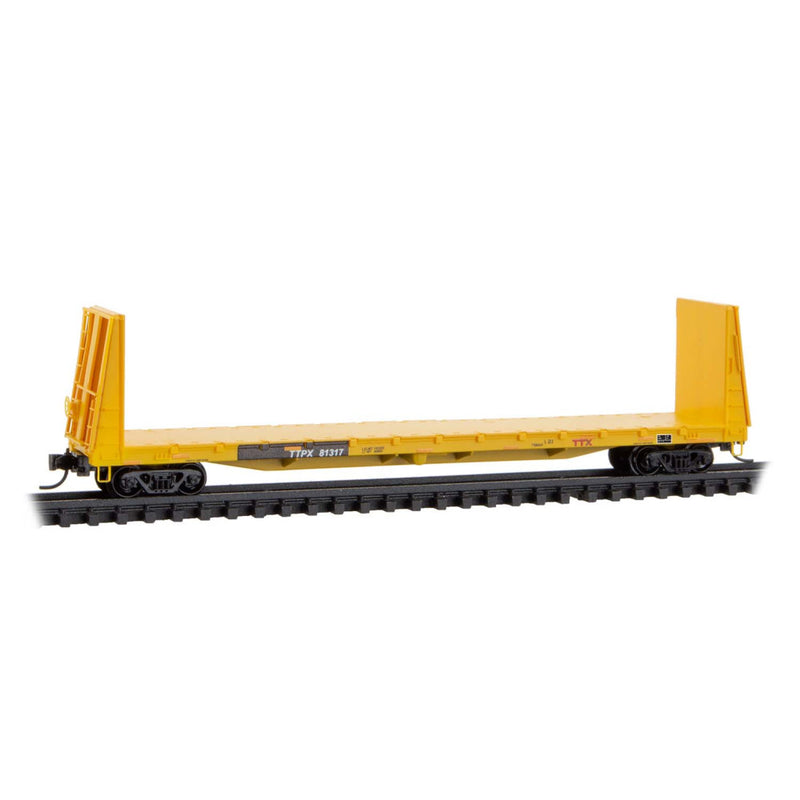 Micro-Trains N 05400460 61' Bulkhead Flatcar, TTPX