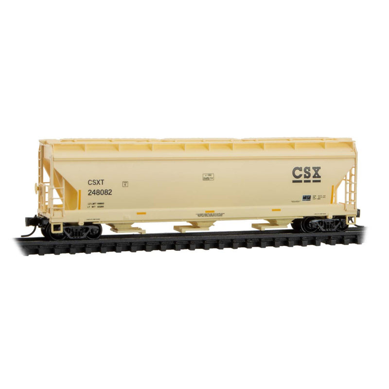 Micro-Trains N 09400930 3-Bay Covered Hopper, CSX