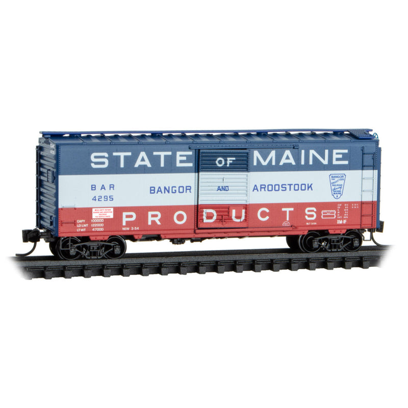 Micro-Trains N 02000497 40' Standard Boxcar, Bangor & Aroostook