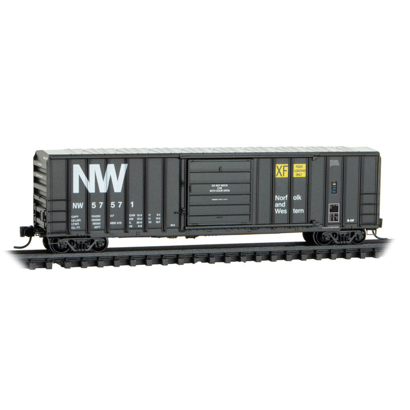 Micro-Trains N 02500456 50' Rib Side Boxcar, Norfolk & Western