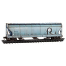 Micro-Trains N 98305100 Weathered 3-Bay Covered Hoppers, First Union Rail Leasing ex-Rock Island (2-Pack)