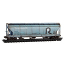 Micro-Trains N 98305100 Weathered 3-Bay Covered Hoppers, First Union Rail Leasing ex-Rock Island (2-Pack)