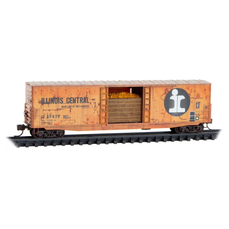 Micro-Trains N 18044530 Weathered 50' Standard Boxcar, Illinois Central