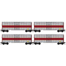 PREORDER Micro-Trains N 98300243 40' Standard Boxcar Runner Pack, Erie Lackawanna