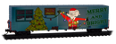 Micro-Trains N 10200854 60' Excess Height Double Plug Door Boxcar, Micro-Mouse Christmas Car 2025 (Light Up)