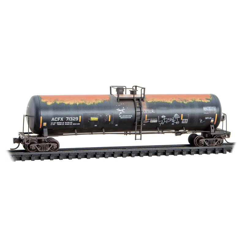 Micro-Trains N 98305101 Weathered 56' General Service Tank Cars, American Car & Foundry (3-Pack)