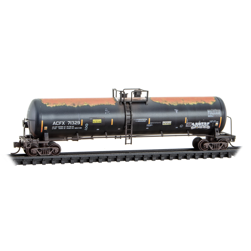 Micro-Trains N 98305101 Weathered 56' General Service Tank Cars, American Car & Foundry (3-Pack)
