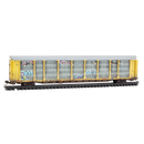 Micro-Trains N 11144490 Weathered 89' Tri-Level Closed Auto Rack, TTX