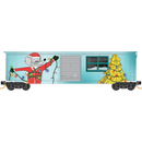PREORDER Micro-Trains Z 50500490 50' Standard Boxcar, Micro-Mouse Christmas Car 2025