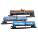 Micro-Trains N 98305101 Weathered 56' General Service Tank Cars, American Car & Foundry (3-Pack)