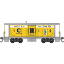 PREORDER Micro-Trains N 98302296 31’ Bay Window Caboose Runner Pack, Chessie System-B&O