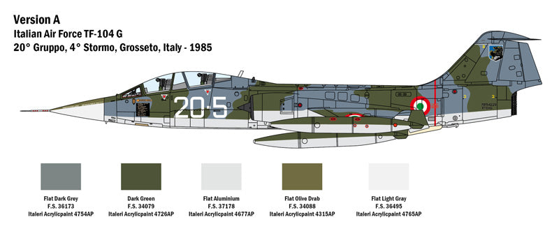 Italeri 2509 - SCALE 1 : 32 TF-104 G Starfighter