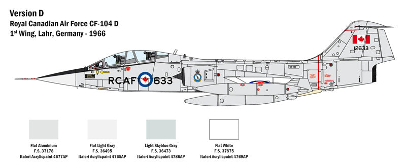 Italeri 2509 - SCALE 1 : 32 TF-104 G Starfighter