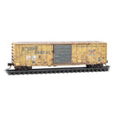 Micro-Trains N 02544443 Weathered 50' Rib Side Boxcar, Chesapeake & Ohio ex-Railbox