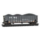 Micro-Trains N 98305104 Weathered 100-Ton 3-Bay Open Hoppers, Norfolk Southern