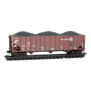 Micro-Trains N 98305103 Weathered 100-Ton 3-Bay Open Hoppers, Conrail