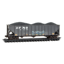 Micro-Trains N 98305104 Weathered 100-Ton 3-Bay Open Hoppers, Norfolk Southern
