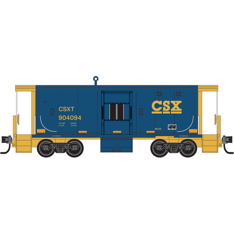 PREORDER Micro-Trains N 13000330 31' Bay Window Caboose, CSX