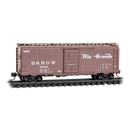 Micro-Trains N 02000537 40' Standard Boxcar, Denver & Rio Grande Western