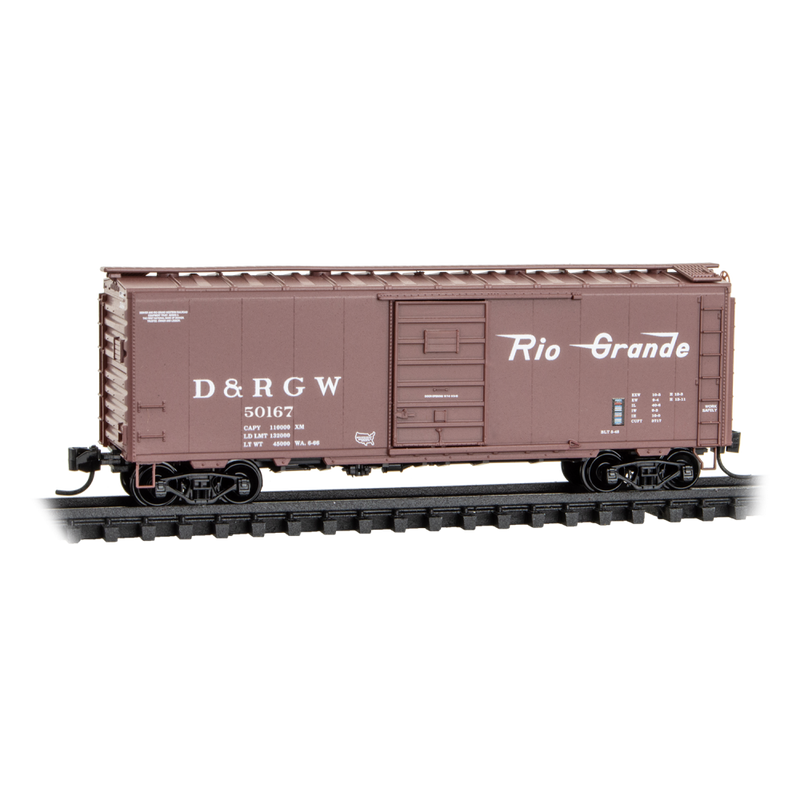 Micro-Trains N 02000538 40' Standard Boxcar, Denver & Rio Grande Western