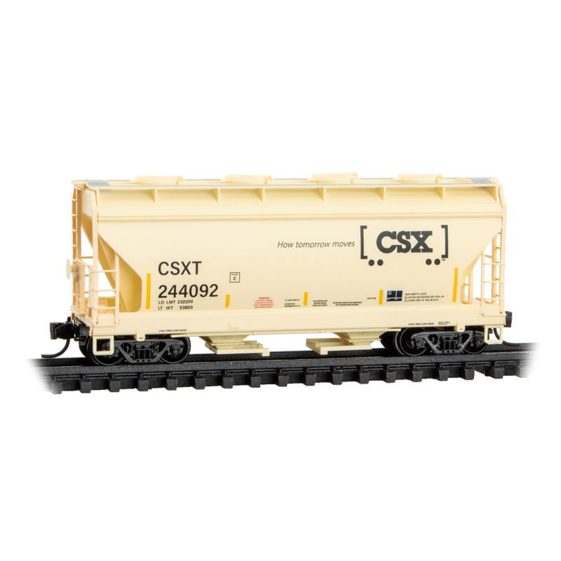 Micro-Trains N 09200650 2-Bay Covered Hopper, CSX