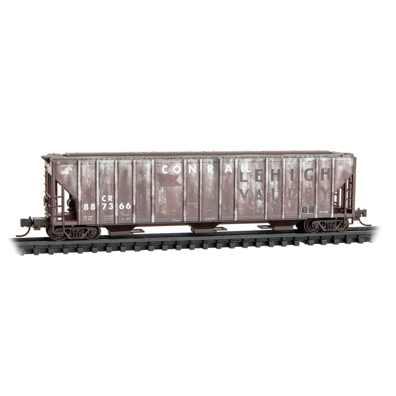 Micro-Trains N 09944400 Conrail Family Tree 3-Bay Covered Hopper, Conrail ex-Lehigh Valley