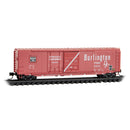 PREORDER Micro-Trains N 07600180 50' Standard Boxcar, Fort Worth & Denver Burlington