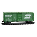 Micro-Trains N 19100010 40' Standard Boxcar, Burlington Northern