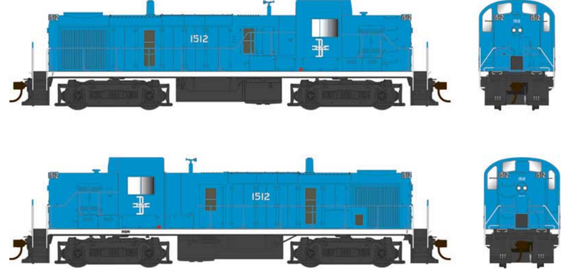 Bowser 25189 RS-3 Phase 3 Boston & Maine blue scheme Cab