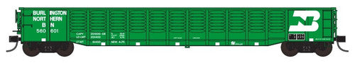 Trainworx N 25211-23 Corrugated 52' 6" Gondola, Burlington Northern