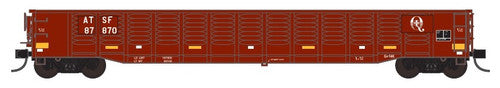 Trainworx N 25225-17 Corrugated 52' 6" Gondola, Santa Fe