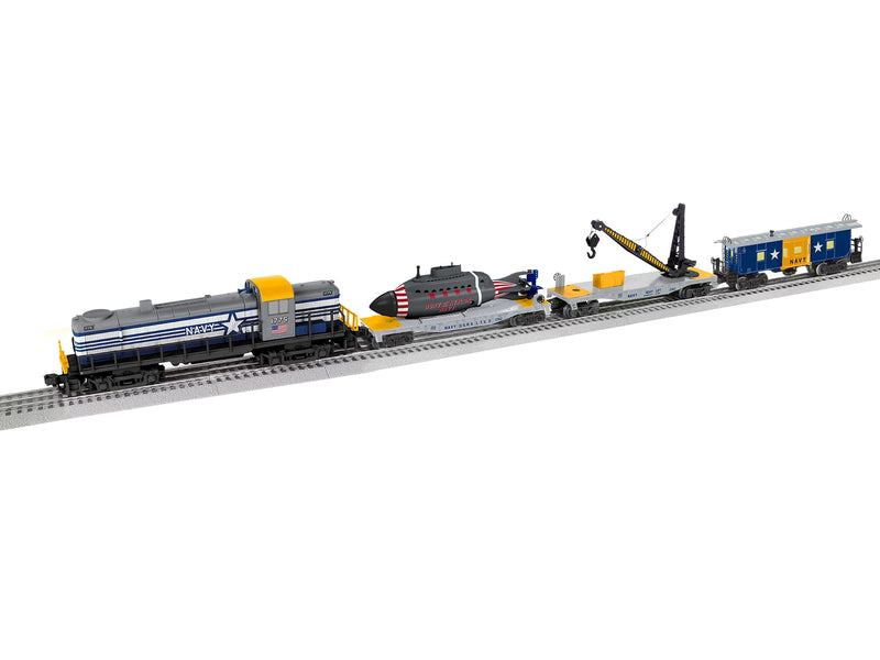 PREORDER Lionel O 2523110 Navy LionChief Freight Set (Bluetooth 5.0 Equipped) | 319.99