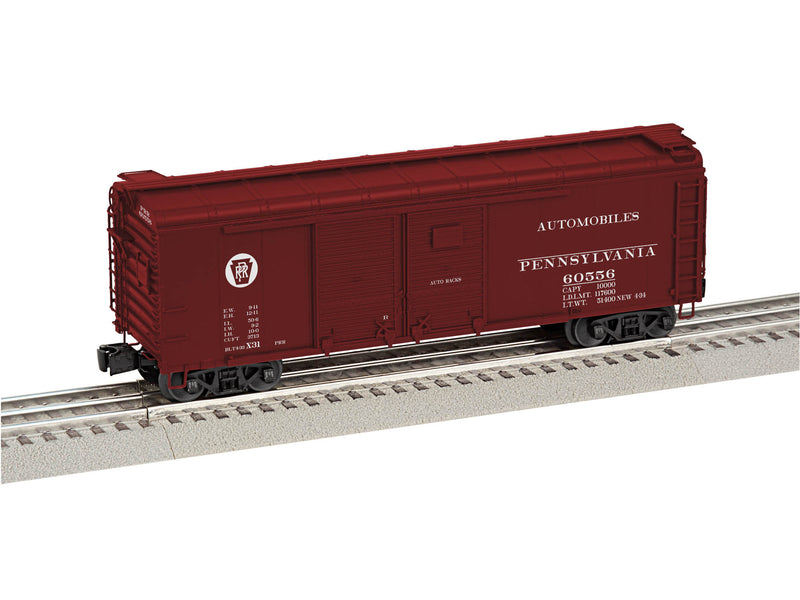 PREORDER Lionel 2-526121 O Pennsylvania Railroad X31A 40' Double-Door Boxcar - 3-Rail - Ready to Run -- Pennsylvania Railroad