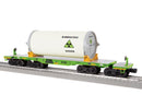 Lionel 2-526170 O 8-Axle Heavy-Duty Flatcar w/Canister Load - 3-Rail - Ready to Run -- Area 51