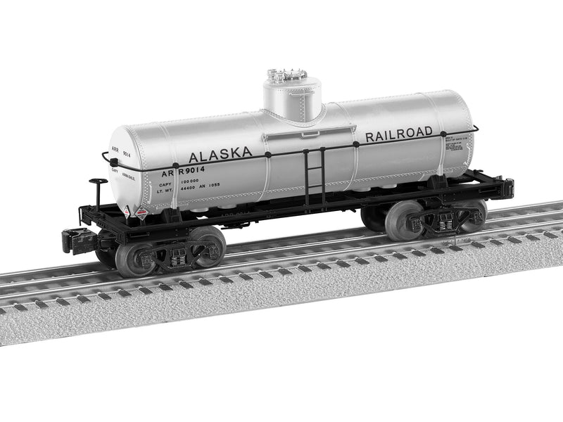 PREORDER Lionel 2-526270 O 8,000-Gallon Tank Car - 3-Rail - Ready to Run -- Alaska Railroad