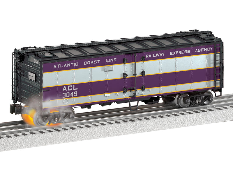 PREORDER Lionel 2-526310 O Steel Reefer with Hotbox Effects - 3-Rail - Ready to Run -- Atlantic Coast Line